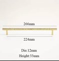 Glittery gold hammered brass cabinet bar handle/Shiny brass drawer pull/textured solid gold brass door handle/Gold brass furniture hardware