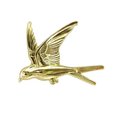 Flying Swallow Cabinet Pull/Gold or Silver Swift Door Handle/Bird shaped drawer handle/Nursery furniture hardware/Flying Bird Cabinet Handle