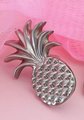 Silver Pineapple Cabinet Pulls/Nickel Door Handle/drinks cabinet handle/tropical decor/home improvement/retro style door knob/drawer handle