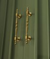 Shiny gold geometric shapes bar handle/Gold brass cabinet pull/Brass kitchen door handle/Bar drawer pull/furniture hardware/home improvement