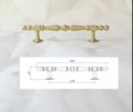 Matte gold geometric shapes bar handle/Gold brass cabinet pull/Brass kitchen door handle/Bar drawer pull/furniture hardware/home improvement