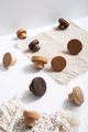 Round wooden cabinet handle/Classic wood drawer pull/Wooden furniture hardware/Natural wood door handle/Walnut, Ash, beech wood hardware
