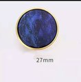 Galaxy inspired brass and resin drawer handle/Night sky blue resin cabinet pull/Dark blue and gold decor door knob/Resin and brass hardware