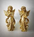 Gold brass Angel door handle/Guardian Angel Cabinet Pull/Gold Fairy drawer pull/Gold angelic themed furniture hardware/Sweet Angel door knob