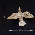 Gold brass dove of peace drawer handle/Gold brass dove shaped cabinet pull/Flying bird shaped door knob/brass furniture hardware/bird handle