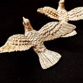 Gold brass dove of peace drawer handle/Gold brass dove shaped cabinet pull/Flying bird shaped door knob/brass furniture hardware/bird handle