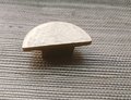 Hammered brass half circle drawer handle/Shiny textured brass semi circle cabinet pull/Gold demi lune door knob/Half circle brass handle