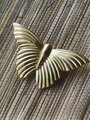 Shiny polished gold brass butterfly cabinet Pull/Gold butterfly door handle/Cute Butterfly drawer knob/Gold brass butterfly wardrobe handle