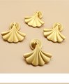 Gold mermaid tail drop drawer handle/Fin shape drop cabinet pull/brass screw-in drawer pull/gold furniture hardware/gold cabinet door handle