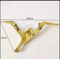 Gold seagull drawer handle/Gold brass flying bird cabinet pull/Sea burd door knob/Beach theme furniture hardware/Flying bird drawer knob