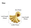 Gold mermaid tail drop drawer handle/Fin shape drop cabinet pull/brass screw-in drawer pull/gold furniture hardware/gold cabinet door handle