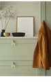 Gold mermaid tail drop drawer handle/Fin shape drop cabinet pull/brass screw-in drawer pull/gold furniture hardware/gold cabinet door handle