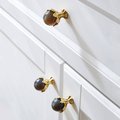 Flame design drawer pull/Dragon egg cabinet handle/Unusual hardware/Brass drawer knob/Luxury door handle/Fantasy themed hardware/Gold handle