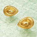 Brass art deco door knobs/retro cabinet pull/vintage brass door handle/mid century modern drawer handle/tear drop door knob/classic hardware