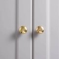 Round shiny hammered brass drawer handle/Textured gold brass cabinet pull/Brass kitchen renovation hardware/Shiny gold brass door knob