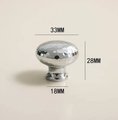 Round shiny silver hammered brass cabinet handle/Glittery silver drawer knob/Polished textured door handle/Solid brass furniture hardware