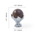 Flame design drawer pull/Dragon egg cabinet handle/Unusual hardware/Brass drawer knob/Luxury door handle/Fantasy themed hardware/Gold handle