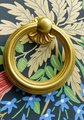 Edwardian style gold brass cabinet Pull/Antique style door handle/Ring pull door knob/Brass furniture hardware/decorative gold drawer pull