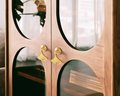Shiny gold ginkgo drop leaf drawer handle/leaf shaped cabinet pull/gold leaf drawer pull/gold furniture hardware/gold cabinet door handle