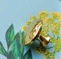 Round shiny hammered brass drawer handle/Textured gold brass cabinet pull/Brass kitchen renovation hardware/Shiny gold brass door knob
