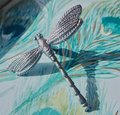 Brass dragonfly cabinet pull/Dragon fly drawer knob/Dragonfly drawer handle/brass furniture hardware/dragonflies door knob/silver dragonfly