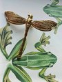 Brass dragonfly cabinet pull/Dragon fly drawer knob/Dragonfly drawer handle/brass furniture hardware/dragonflies door knob/silver dragonfly