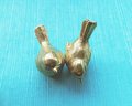 Large gold brass bird drawer handle/Gold brass sparrow cabinet pull/Gold chickadee door knob/nursery furniture hardware/Brass bird door knob
