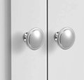 Classic shaped brass button door handle/round gold or silver cabinet pull/metal furniture hardware/round brass drawer knob/Brass door knob