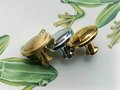 Classic shaped brass button door handle/round gold or silver cabinet pull/metal furniture hardware/round brass drawer knob/Brass door knob