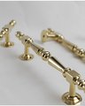 Shiny gold geometric shapes bar handle/Gold brass cabinet pull/Brass kitchen door handle/Bar drawer pull/furniture hardware/home improvement