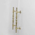 Shiny gold geometric shapes bar handle/Gold brass cabinet pull/Brass kitchen door handle/Bar drawer pull/furniture hardware/home improvement