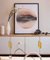 Geometric gold brass cabinet pull/Textured brass drawer pull/Modern style door handle/ furniture hardware/kitchen handles/home improvement