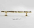 Shiny gold geometric shapes bar handle/Gold brass cabinet pull/Brass kitchen door handle/Bar drawer pull/furniture hardware/home improvement