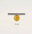 Silver geometric bar handle for kitchen bedroom or bathroom makeover/mid century drawer pull/bright coloured door furniture/stone door knob