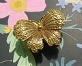Gold Brass butterfly cabinet handle/Shiny gold butterfly cabinet pull/butterfly door handle/gold butterfly knob/Gold furniture hardware
