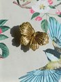 Gold Brass butterfly cabinet handle/Shiny gold butterfly cabinet pull/butterfly door handle/gold butterfly knob/Gold furniture hardware