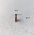 Clear lucite cabinet bar pull handle with bronze fixings /Transparent acrylic drawer handle/lucite furniture hardware with bronze fixings