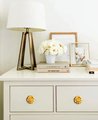 Gold Daisy cabinet handle/Brass flower shaped drawer pull/Gold brass daisy door knob/bedroom furniture hardware/Fresh daisy door handle