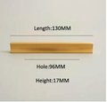 Simple gold brass bar handle/Extra long cabinet handle/home improvement hardware/modern brass kitchen hardware/Brass wardrobe handle