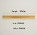 Simple gold brass bar handle/Extra long cabinet handle/home improvement hardware/modern brass kitchen hardware/Brass wardrobe handle