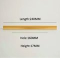 Simple gold brass bar handle/Extra long cabinet handle/home improvement hardware/modern brass kitchen hardware/Brass wardrobe handle