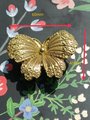 Gold Brass butterfly cabinet handle/Shiny gold butterfly cabinet pull/butterfly door handle/gold butterfly knob/Gold furniture hardware