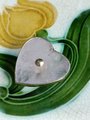 Heart shape rose quartz crystal and brass cabinet handle/Heart shaped gemstone drawer handle/Heart shaped pink crystal door handle