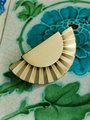 Golden sunray design cabinet pull/Gold brass drawer pull/Semi circle door handle/Brass furniture hardware/kitchen handles/home improvement
