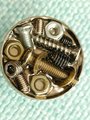 Unique nuts, washers and screws drawer pull/Silver nut style solid nickle cabinet knob/Industrial style door knob/man cave nickle hardware