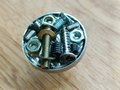 Unique nuts, washers and screws drawer pull/Silver nut style solid nickle cabinet knob/Industrial style door knob/man cave nickle hardware