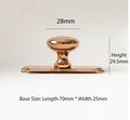 Classic back plate drawer knob/Backplate drawer handle/Traditional style cabinet pull/Brass furniture hardware/IKEA hack door handle