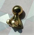 Gold brass man cabinet handle/Small man shaped door handle/Cartoon shaped figurine drawer handle/Child shaped brass furniture hardware