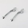 Silver thinking man cabinet handle/man shaped figure door handle/abstract man figurine drawer handle/unusual furniture hardware/Brass handle