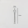 Silver thinking man cabinet handle/man shaped figure door handle/abstract man figurine drawer handle/unusual furniture hardware/Brass handle